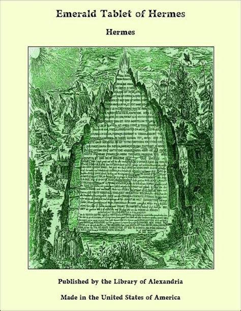 the emerald tablets of hermes|the emerald tablets complete reading.